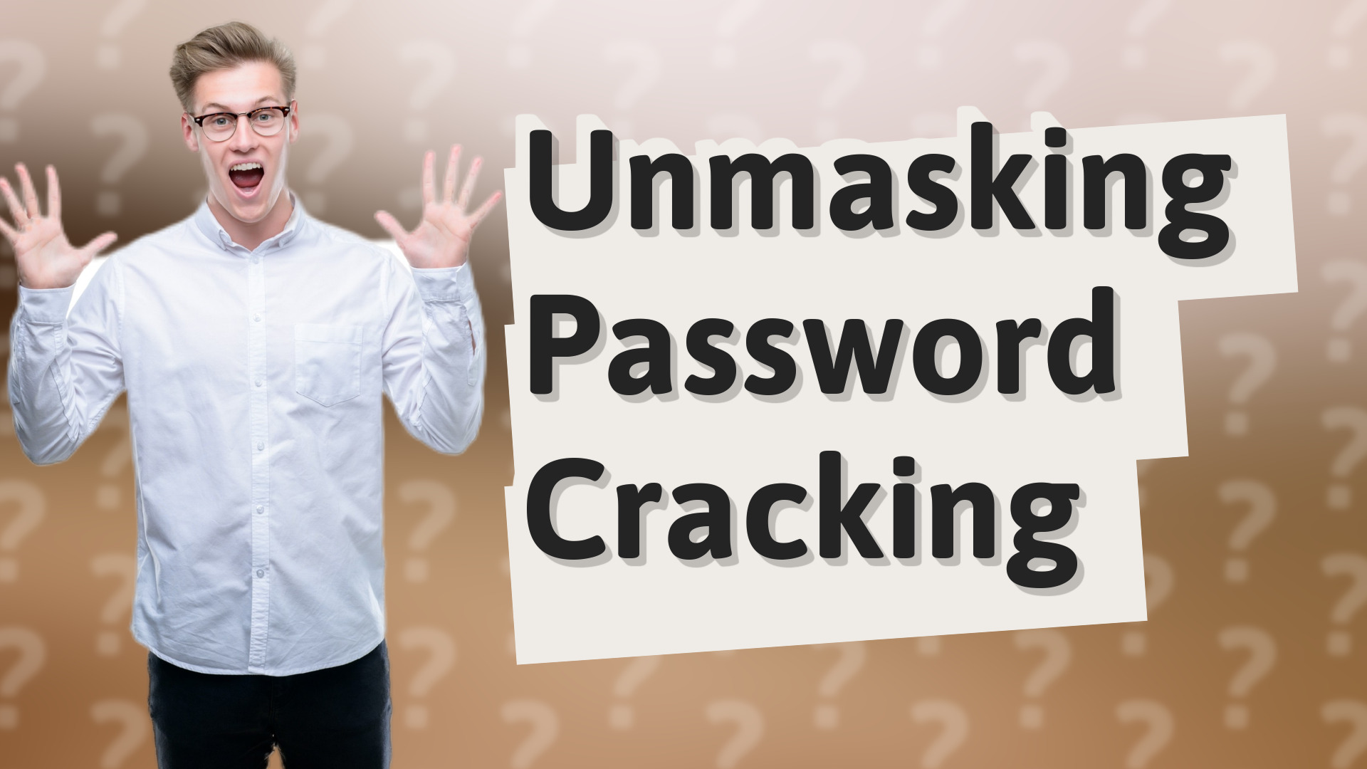 Unmasking Password Cracking