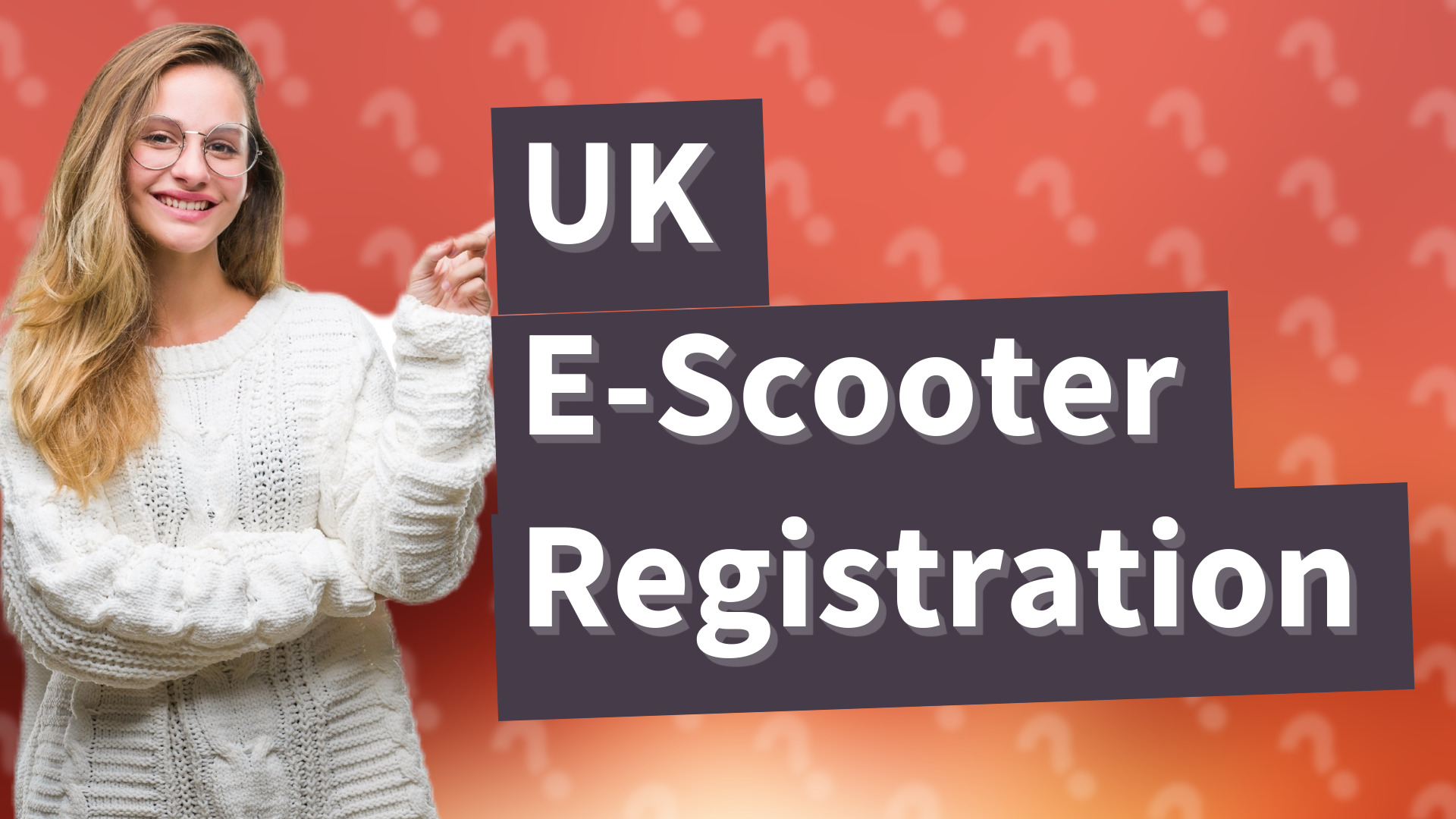 UK E-Scooter Registration