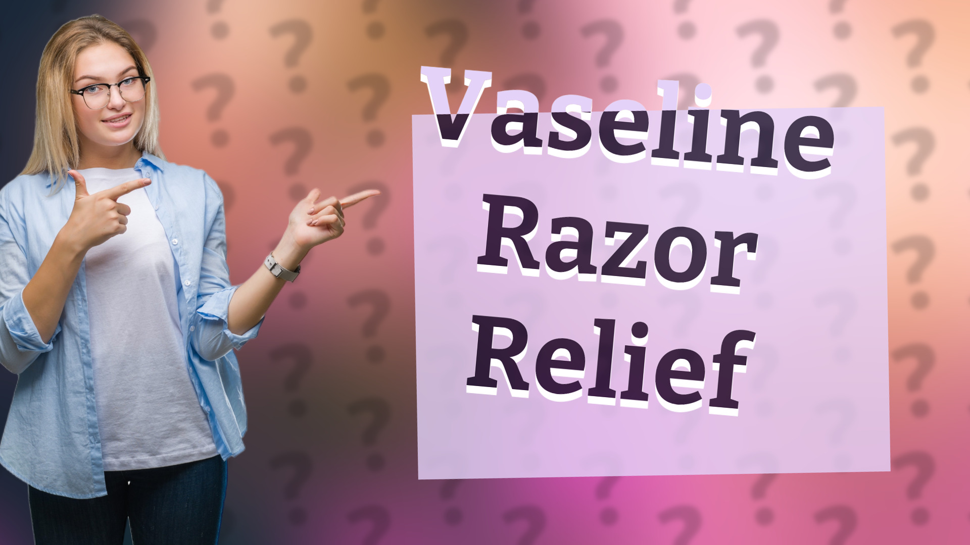 Vaseline Razor Relief