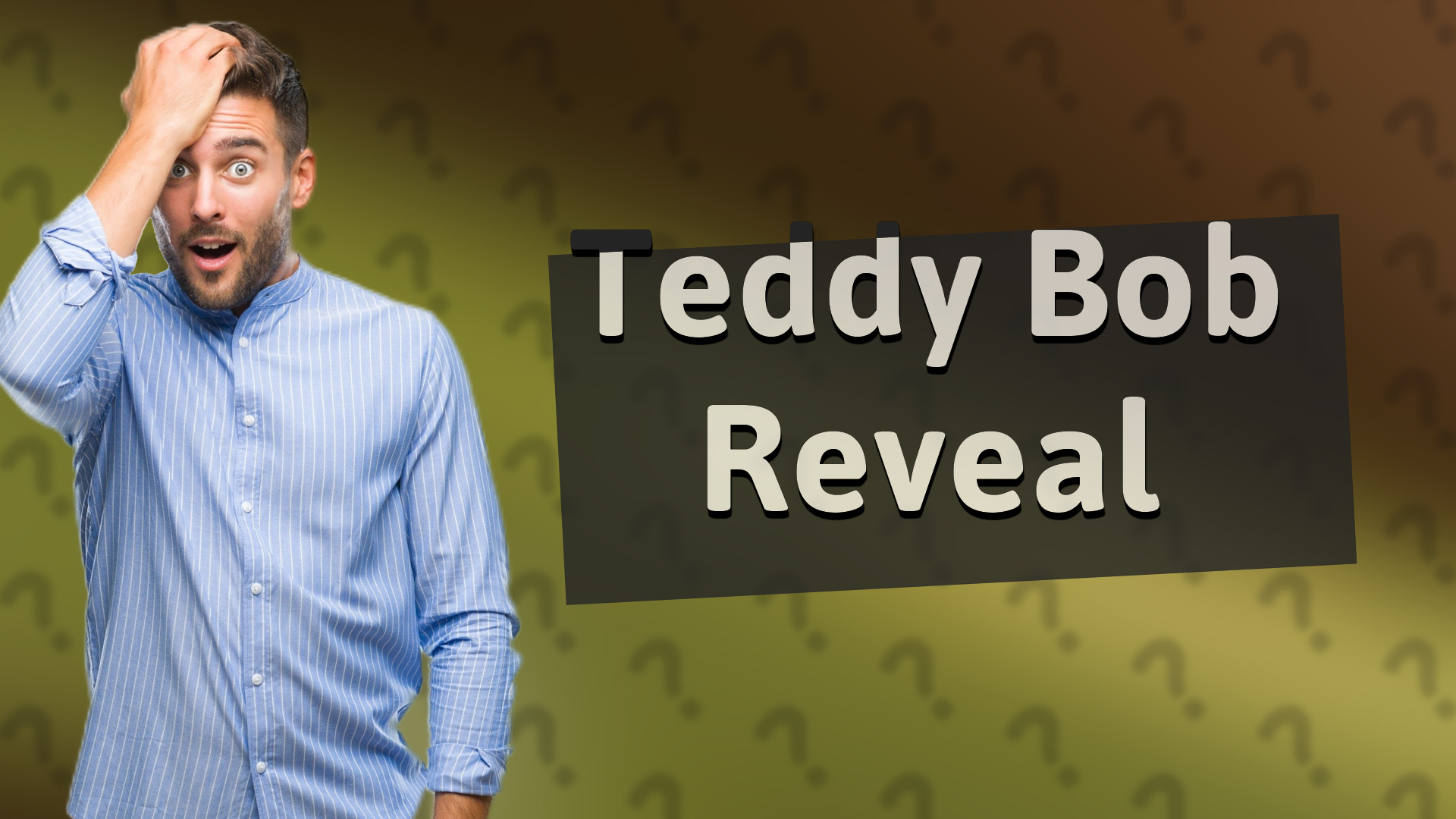Teddy Bob Reveal