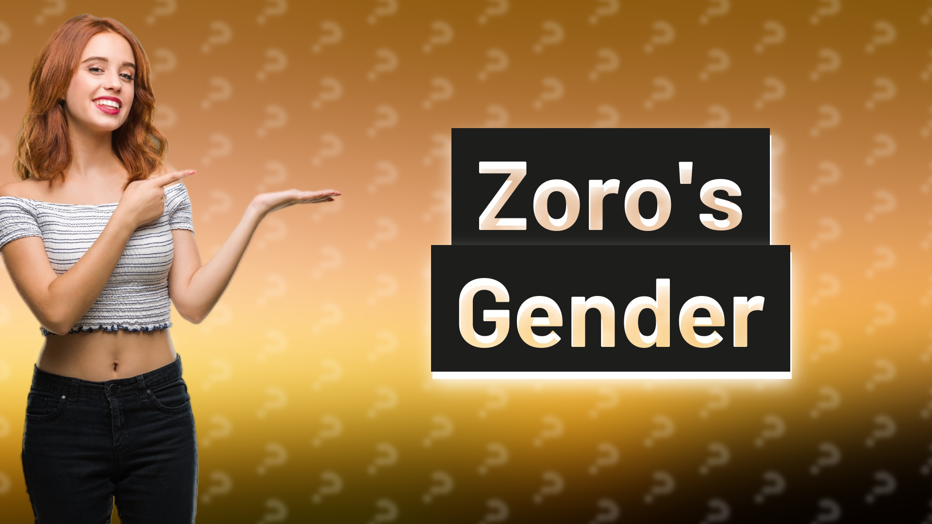 Zoro's Gender