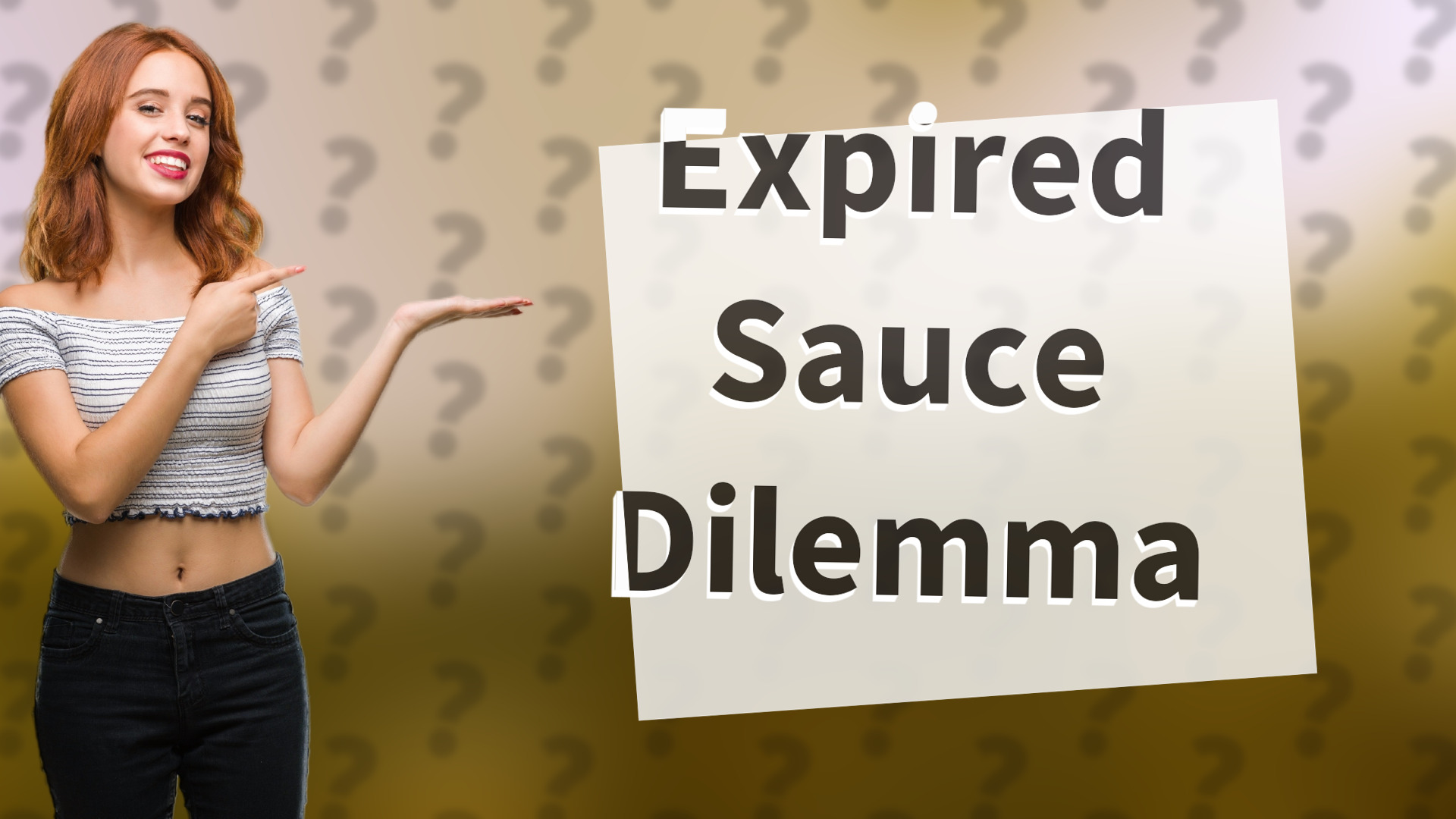 Expired Sauce Dilemma