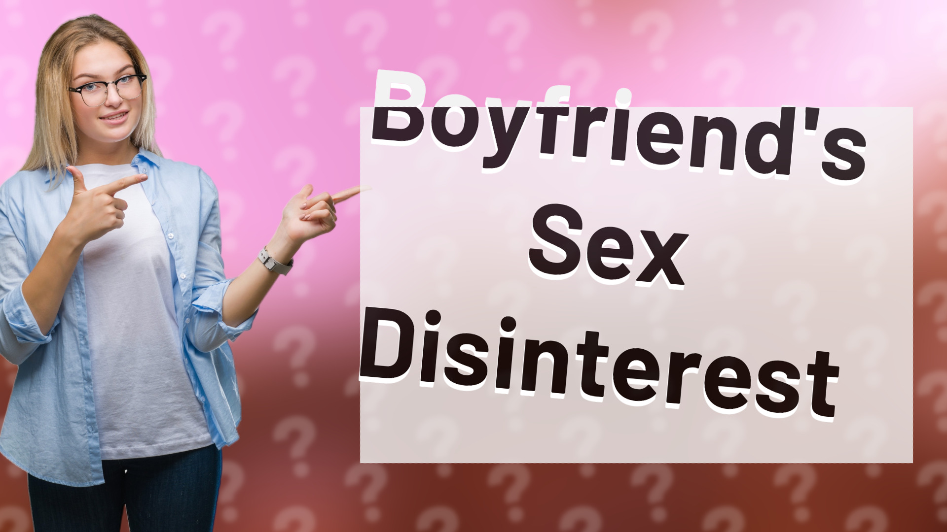 Boyfriend's Sex Disinterest