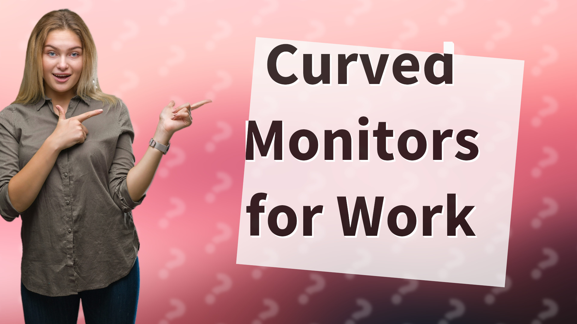 Curved Monitors for Work