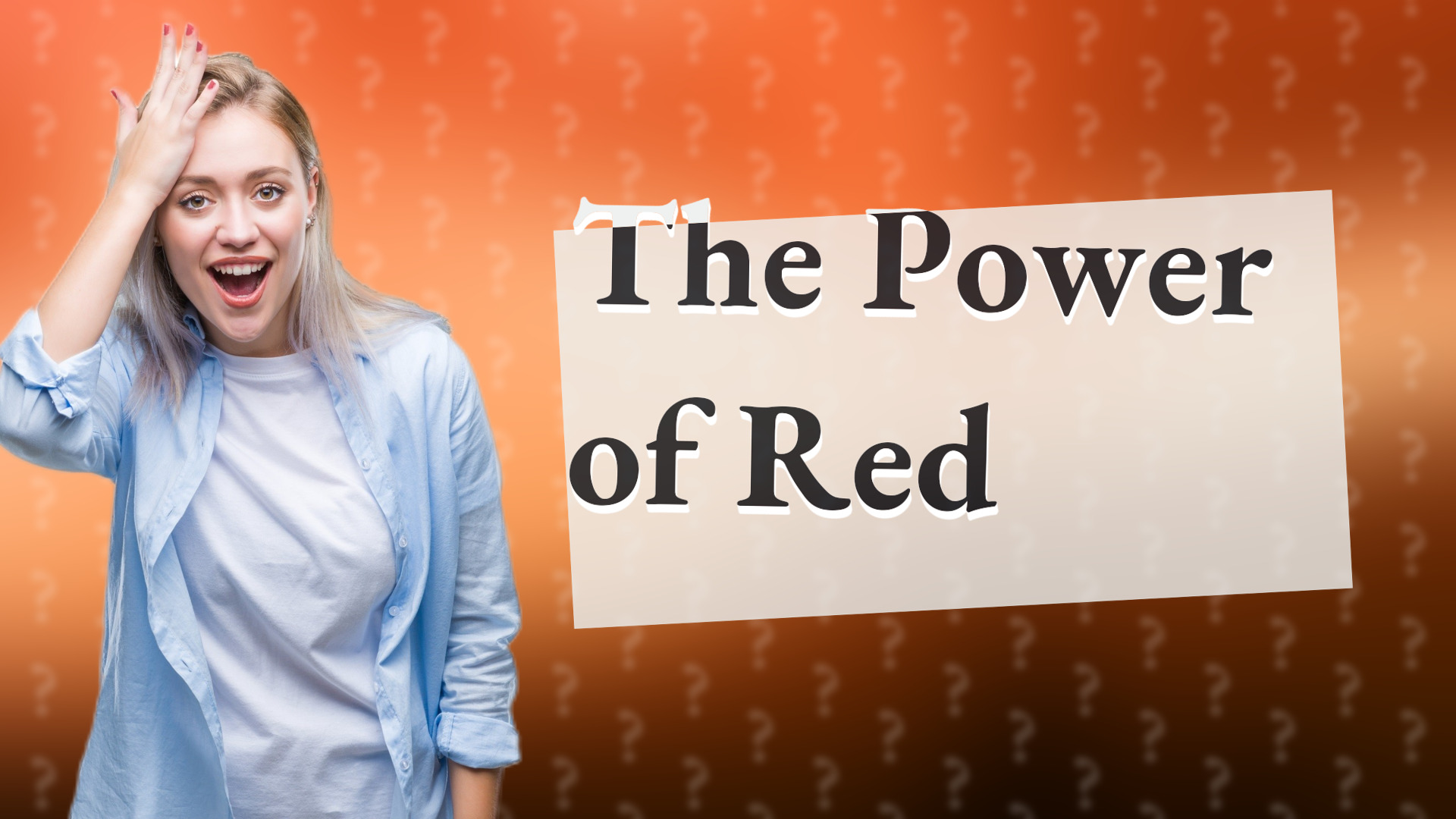 The Power of Red