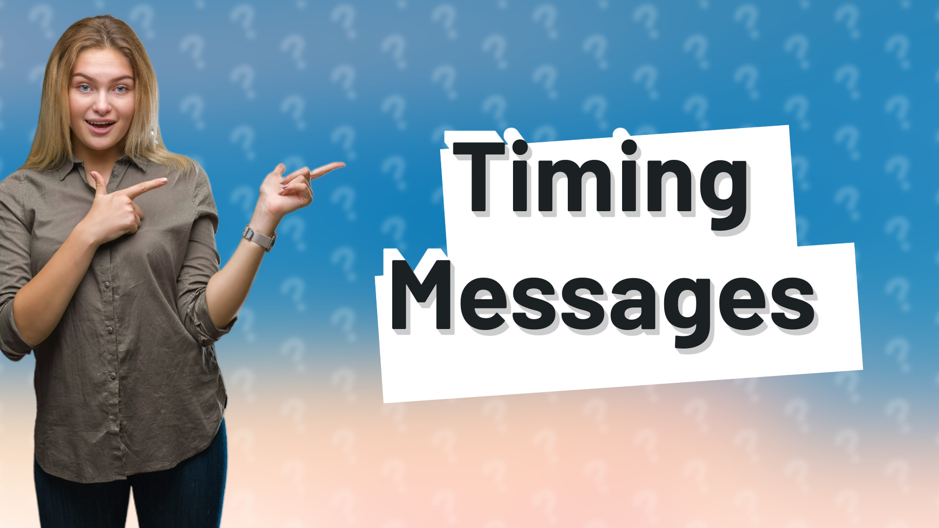 Timing Messages