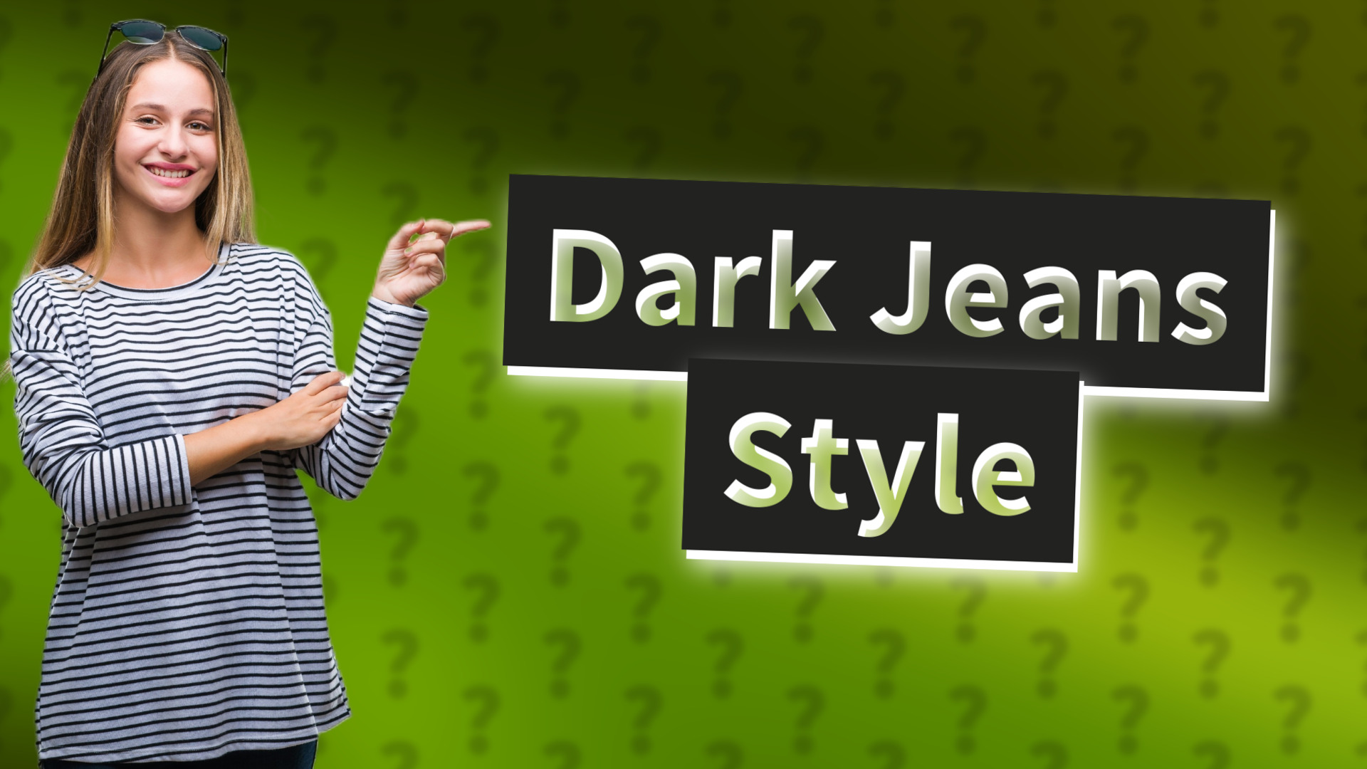 Dark Jeans Style