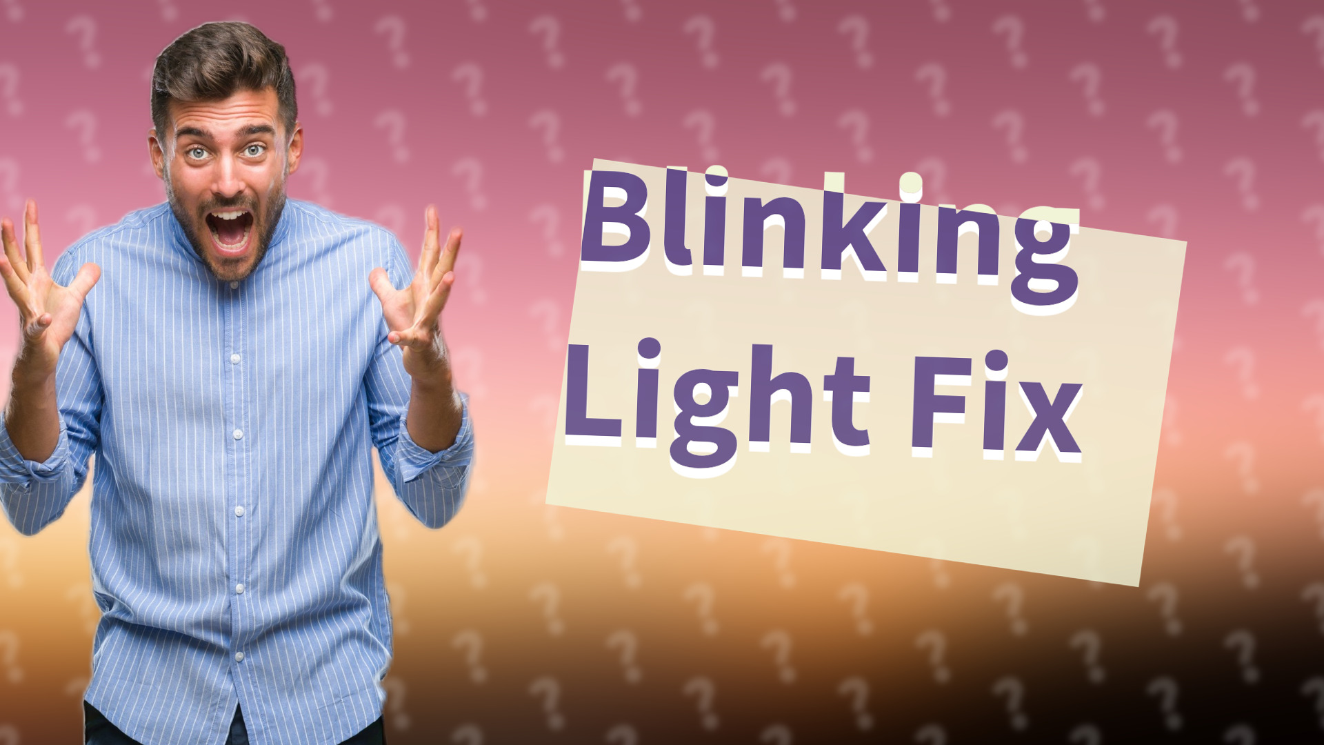 Blinking Light Fix