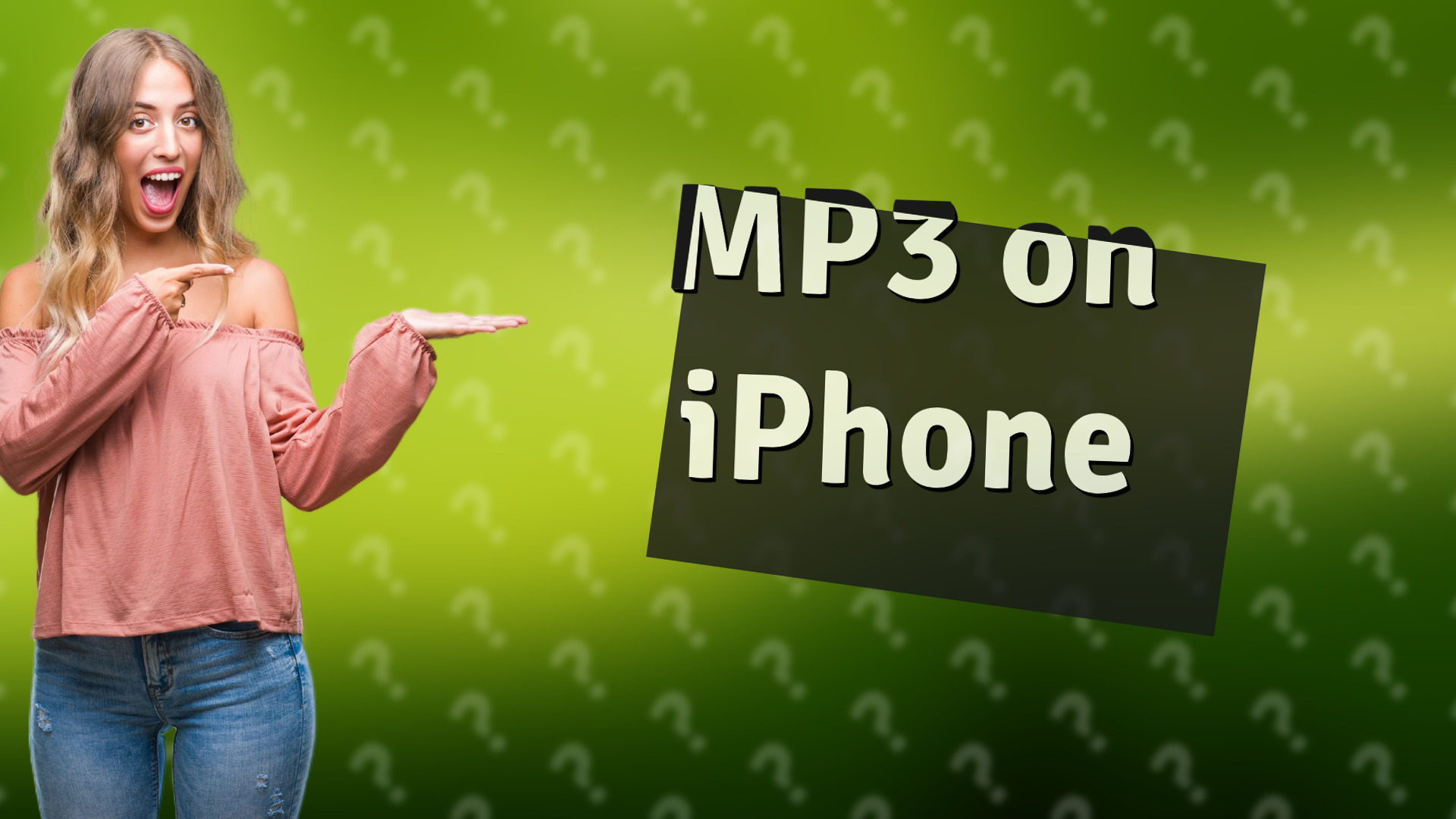 MP3 on iPhone