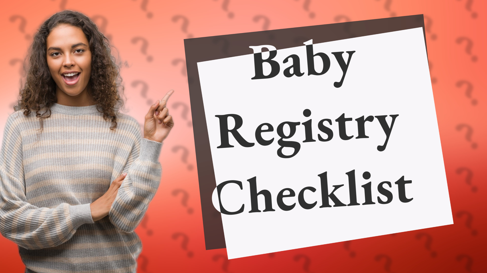 Baby Registry Checklist