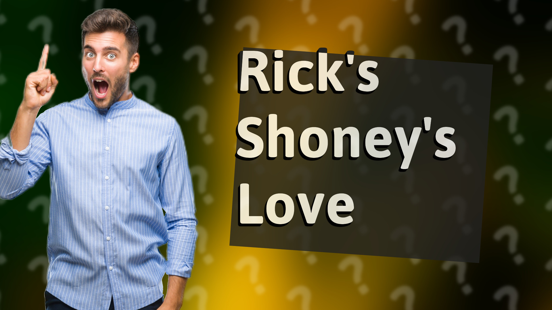 Rick's Shoney's Love