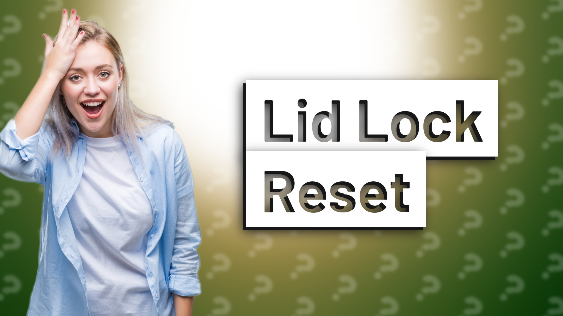 Lid Lock Reset