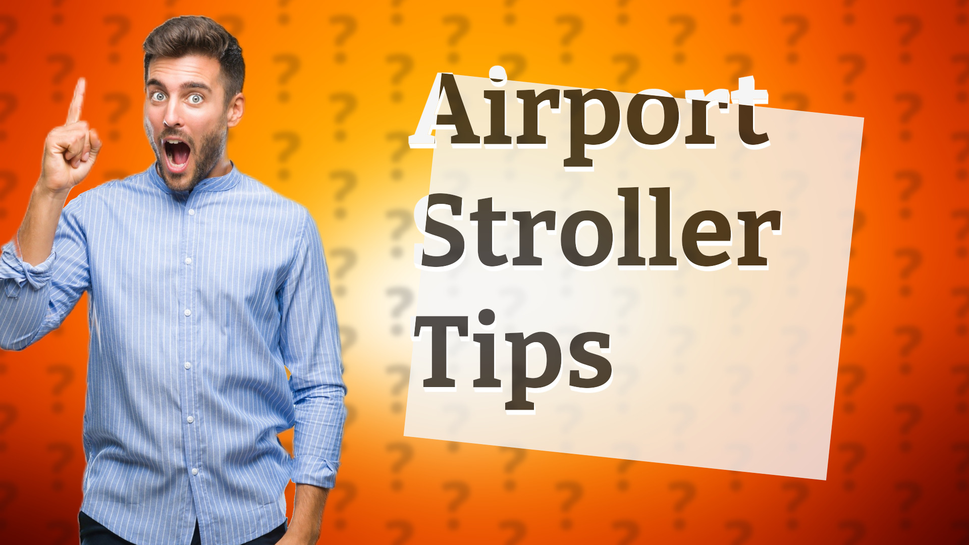 Airport Stroller Tips