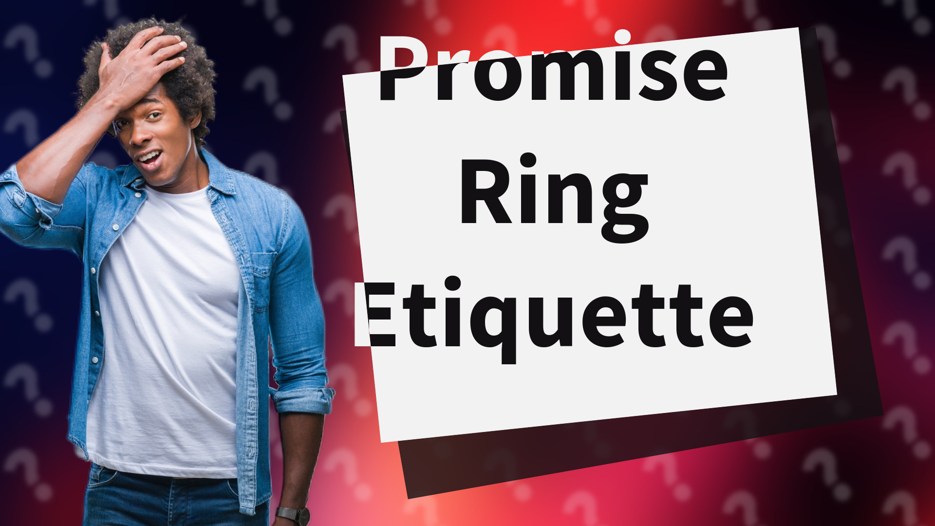 Promise Ring Etiquette
