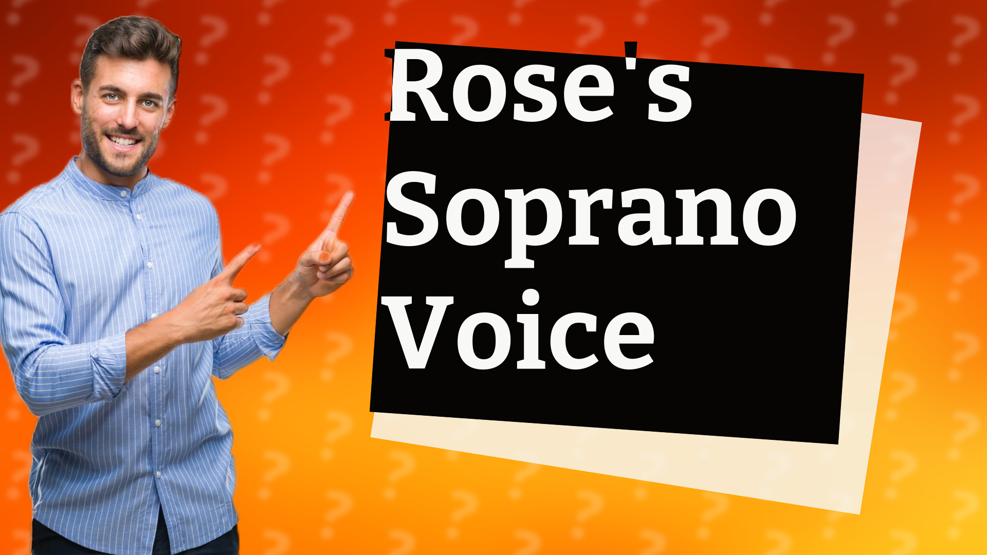 Rose's Soprano Voice