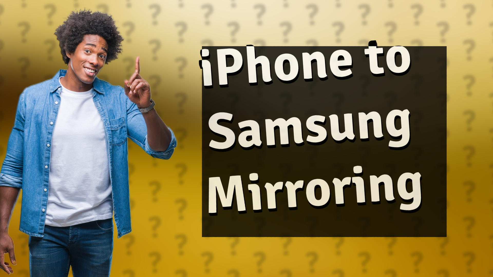 iPhone to Samsung Mirroring