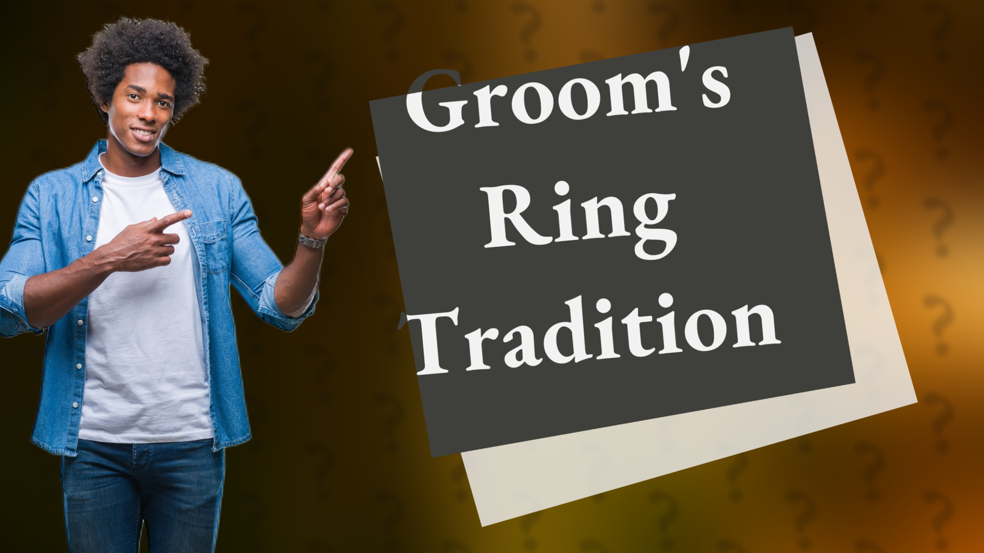 Groom's Ring Tradition