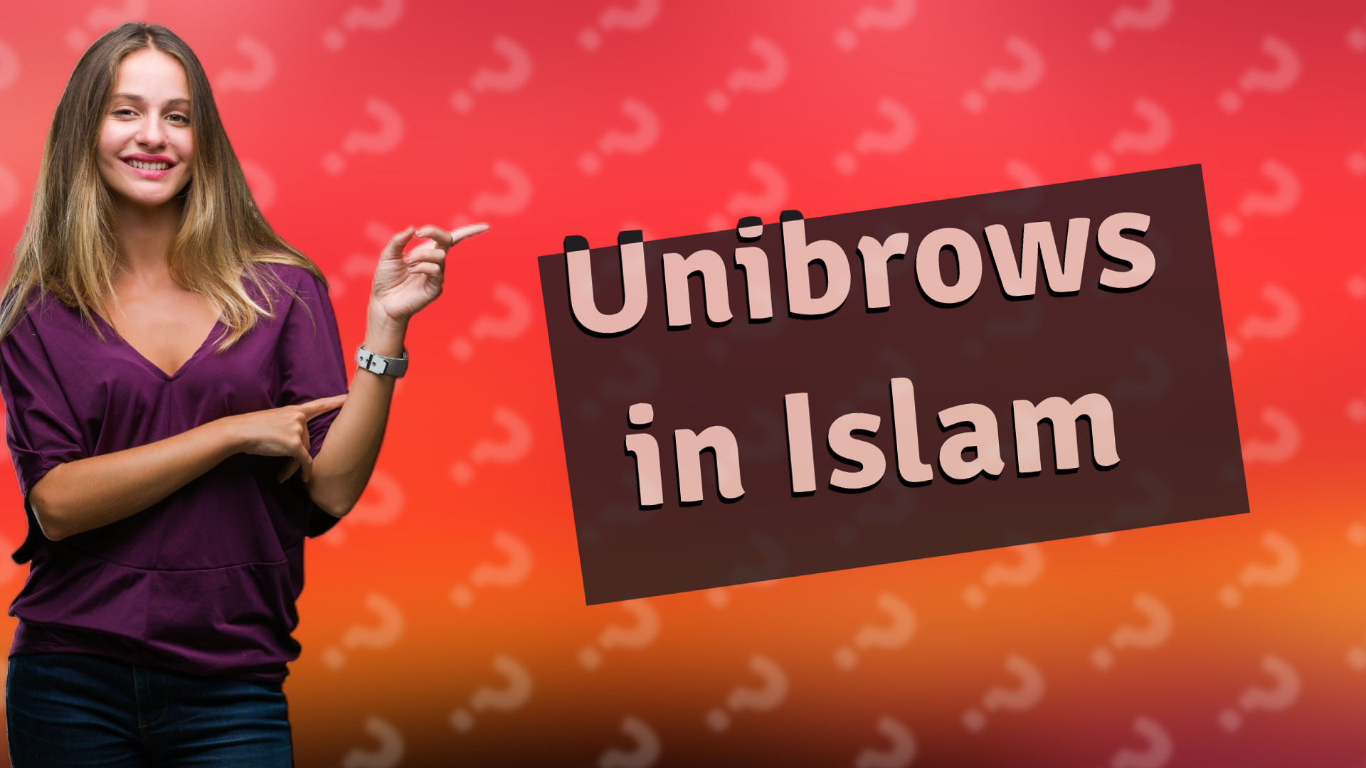 Unibrows in Islam