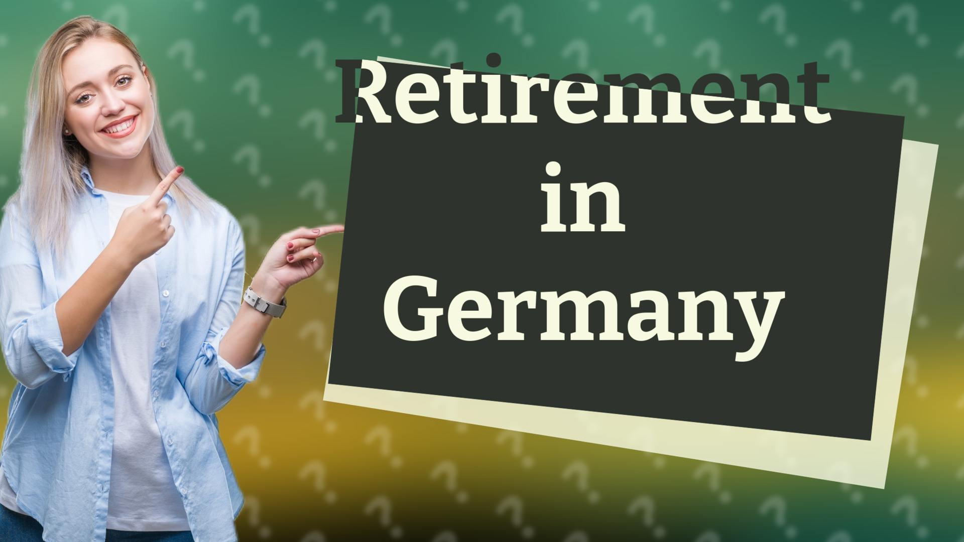 Retirement in Germany