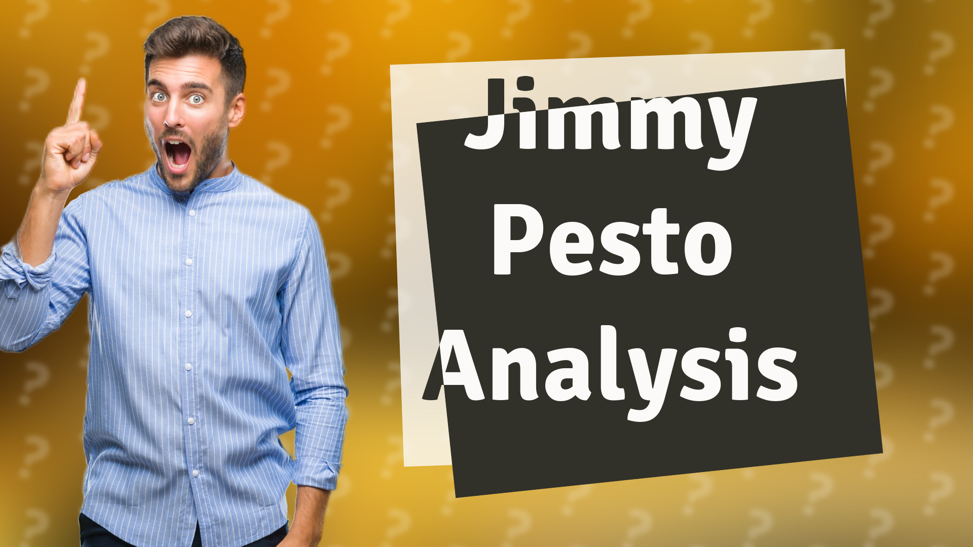 Jimmy Pesto Analysis