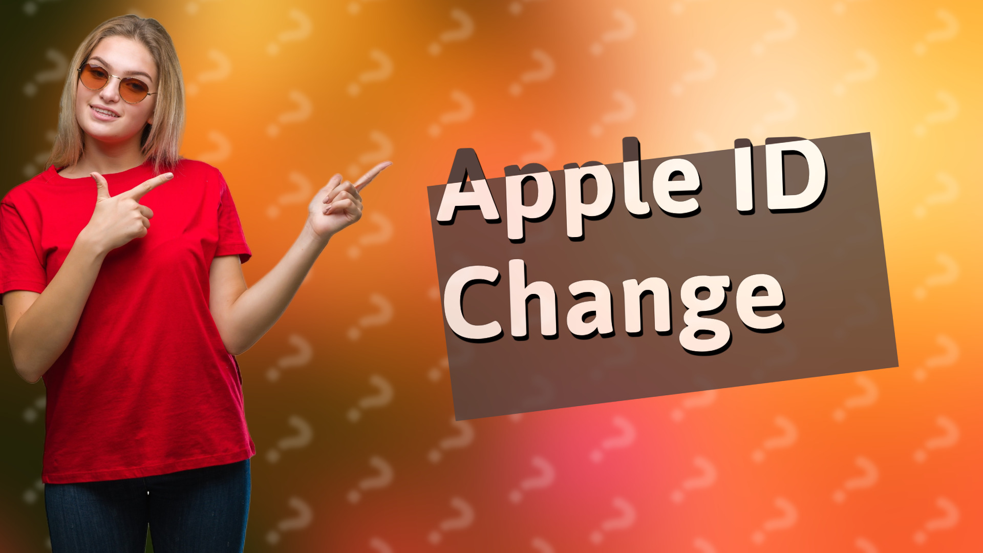 Apple ID Change