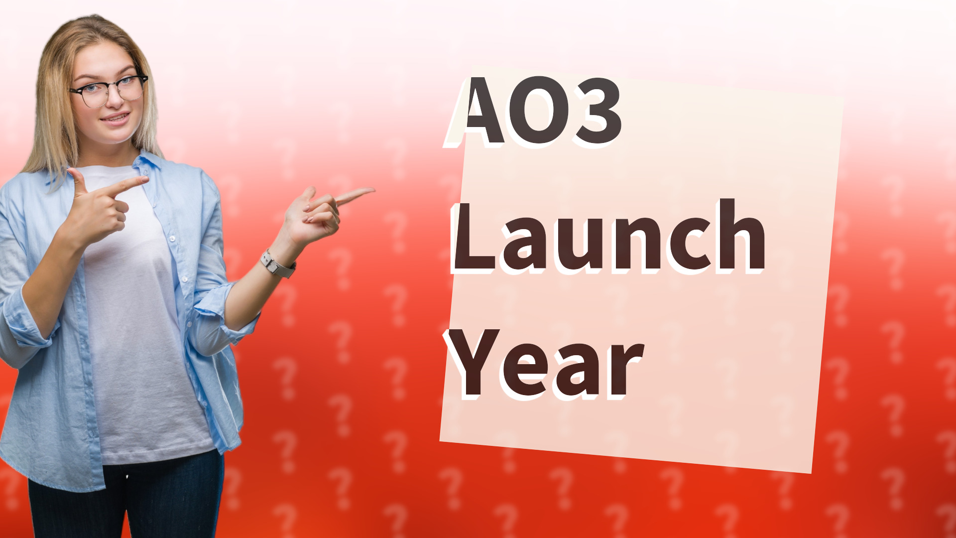 AO3 Launch Year