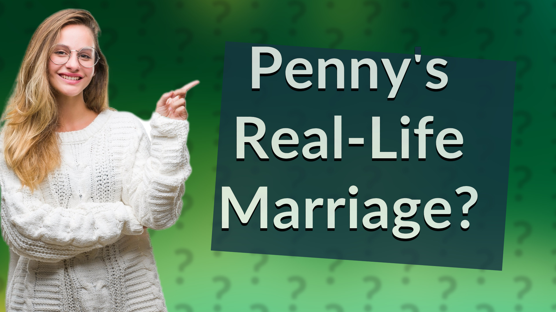 Penny's Real-Life Marriage?