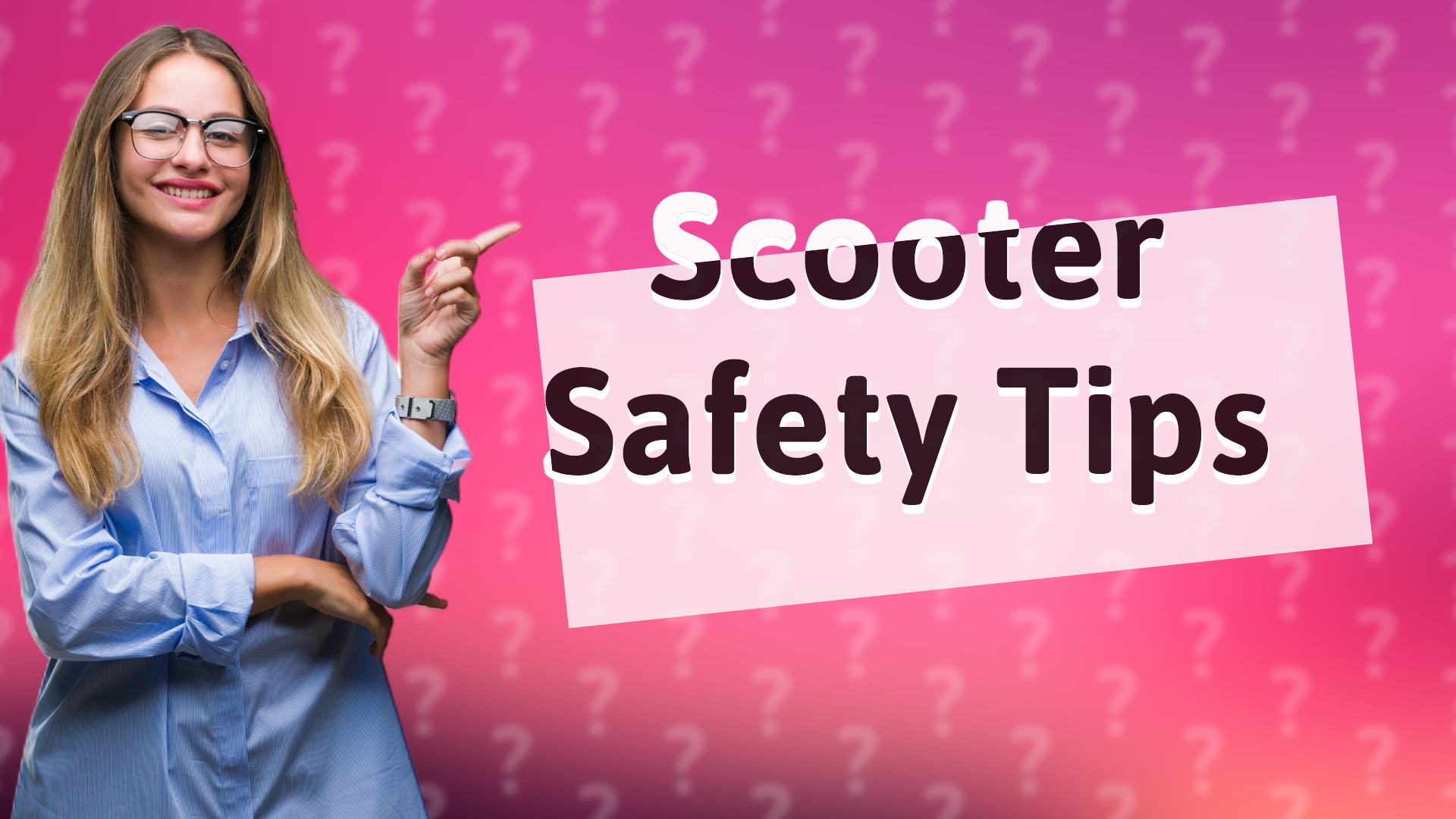 Scooter Safety Tips