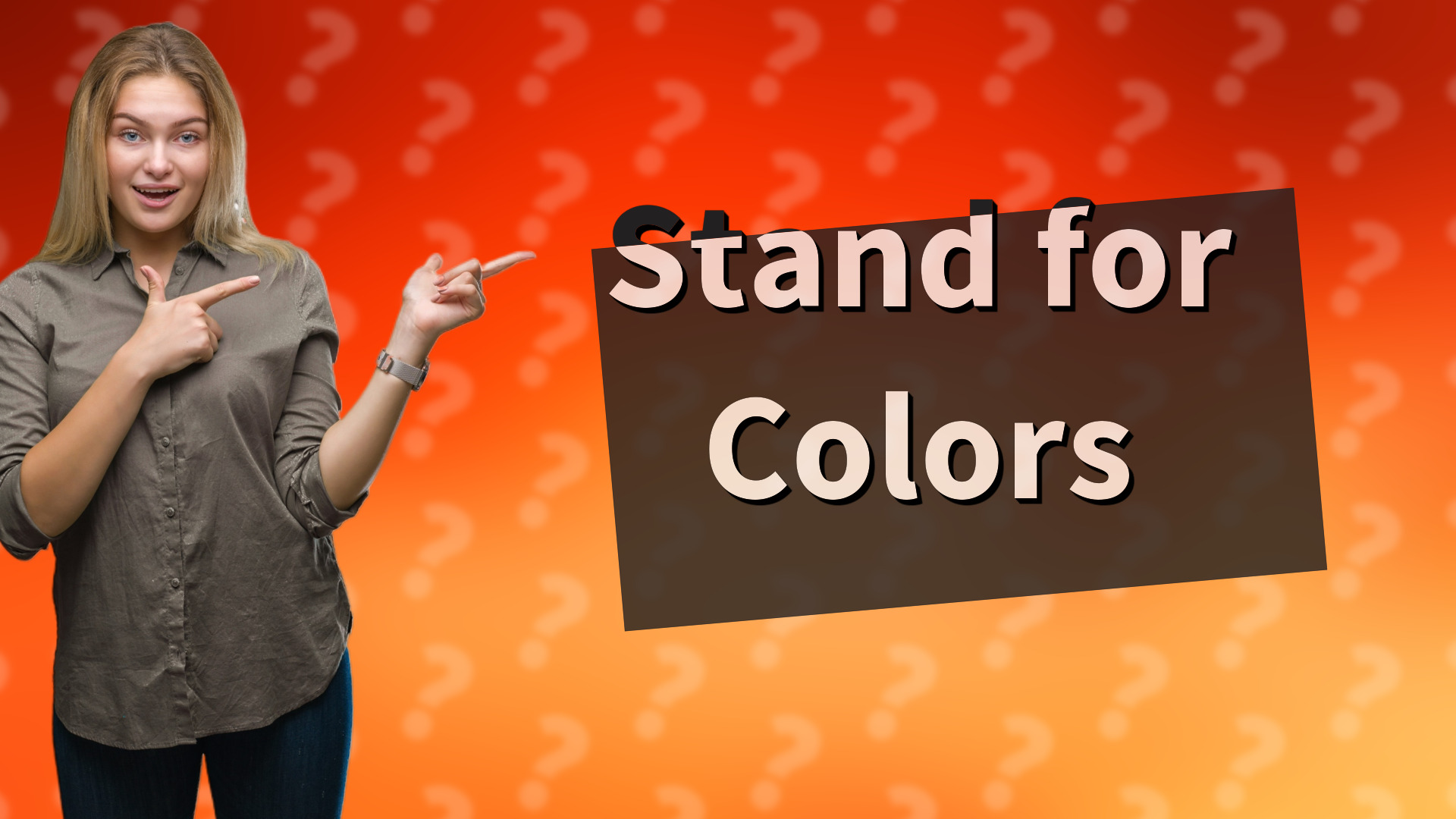 Stand for Colors
