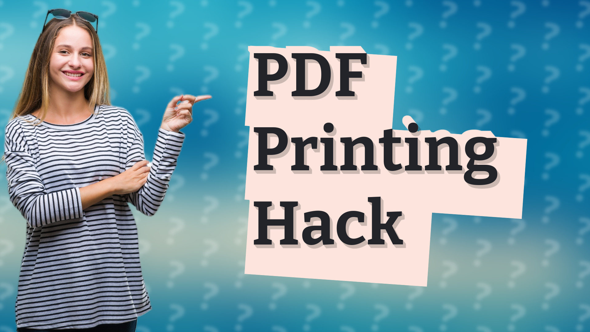 PDF Printing Hack