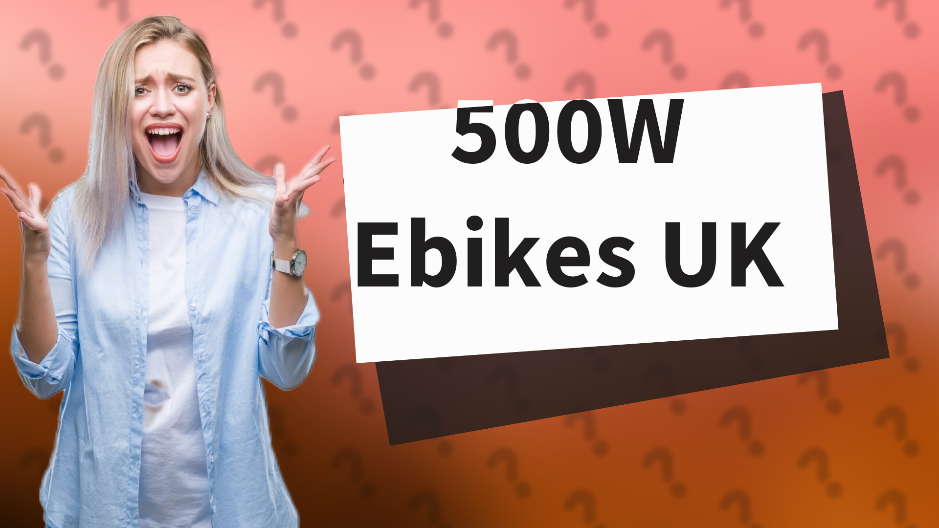 500W Ebikes UK