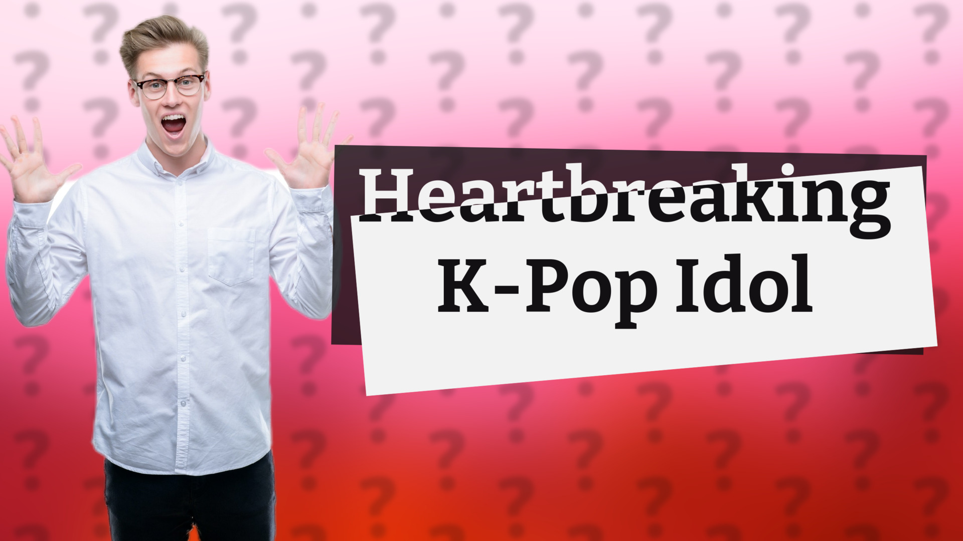 Heartbreaking K-Pop Idol