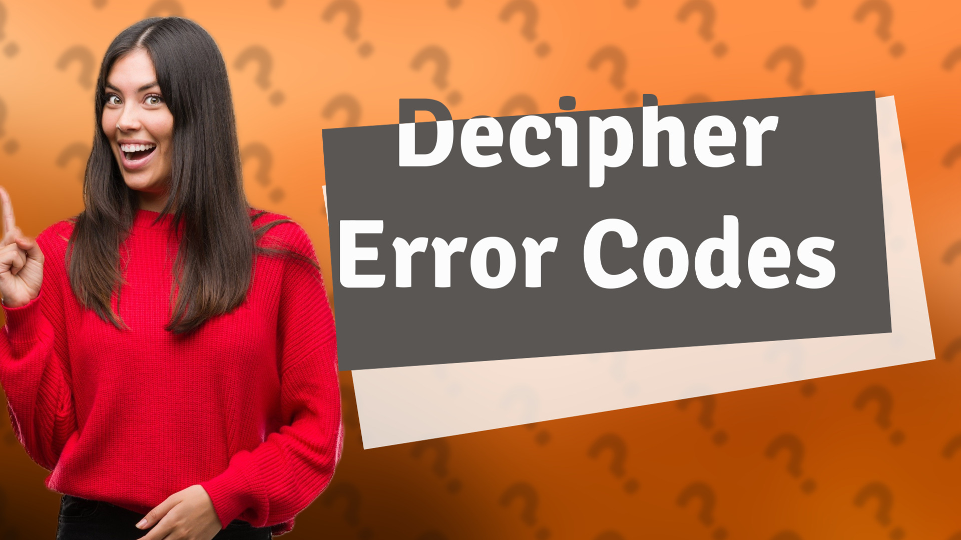 Decipher Error Codes
