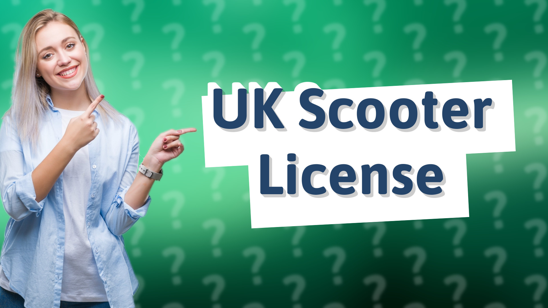 UK Scooter License