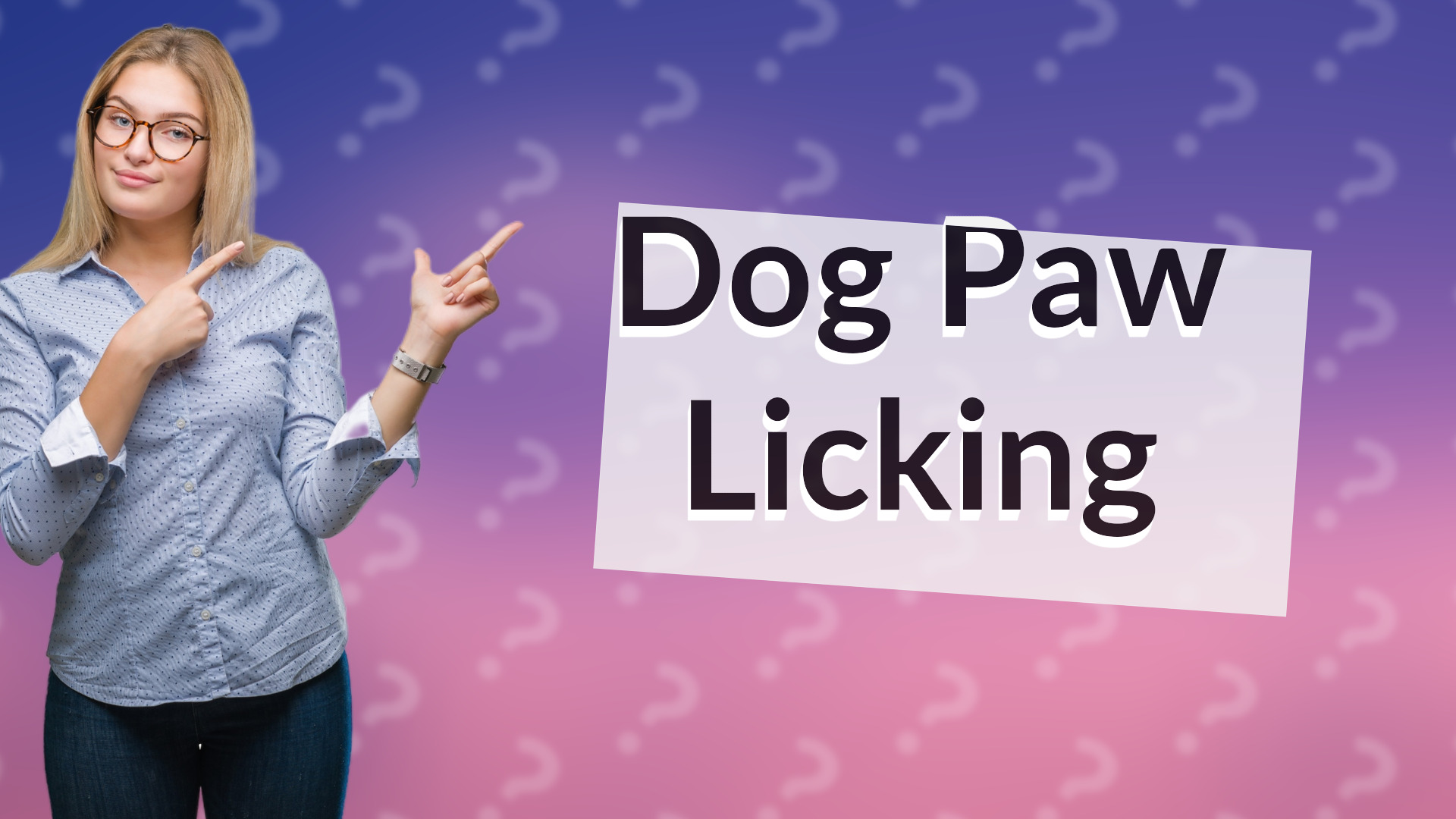 Dog Paw Licking