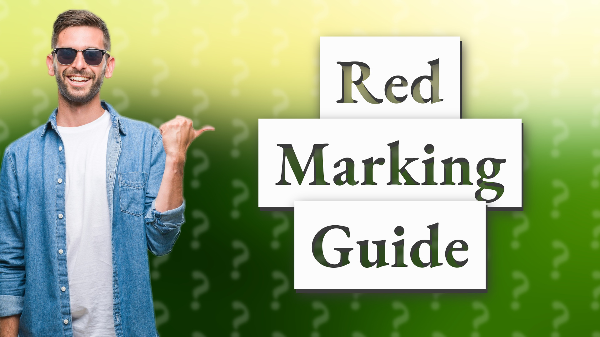 Red Marking Guide