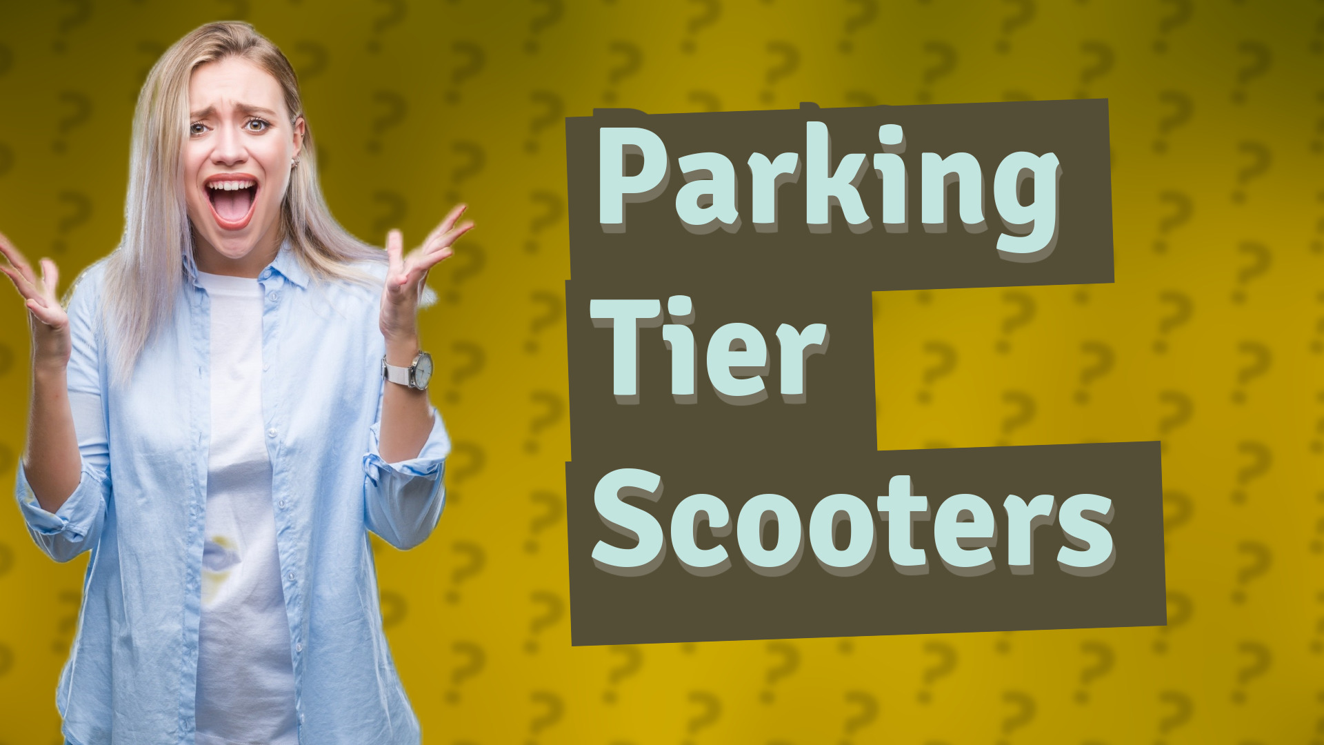 Parking Tier Scooters
