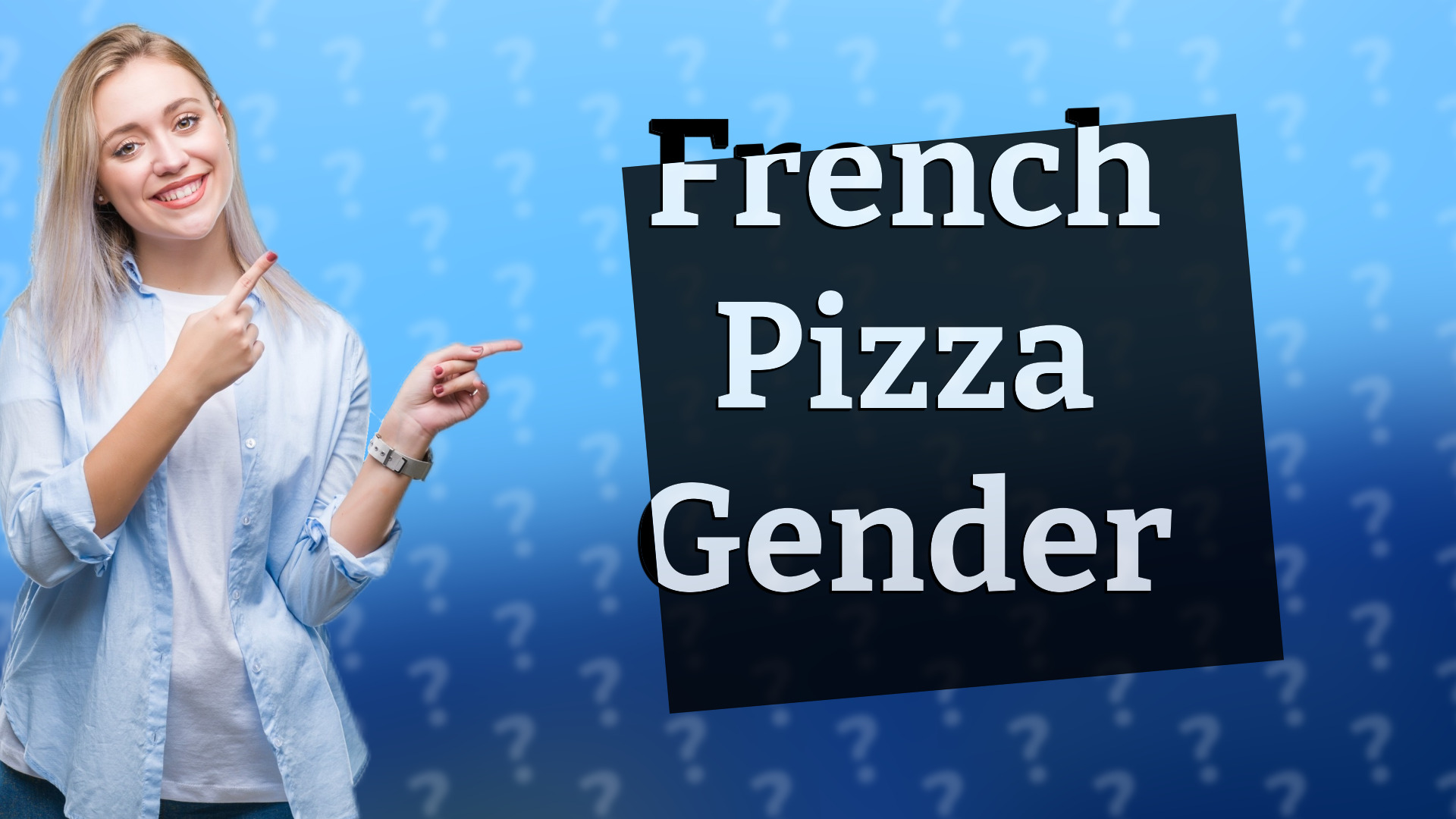 French Pizza Gender