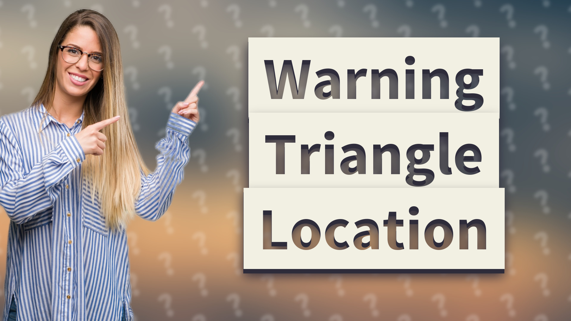 Warning Triangle Location