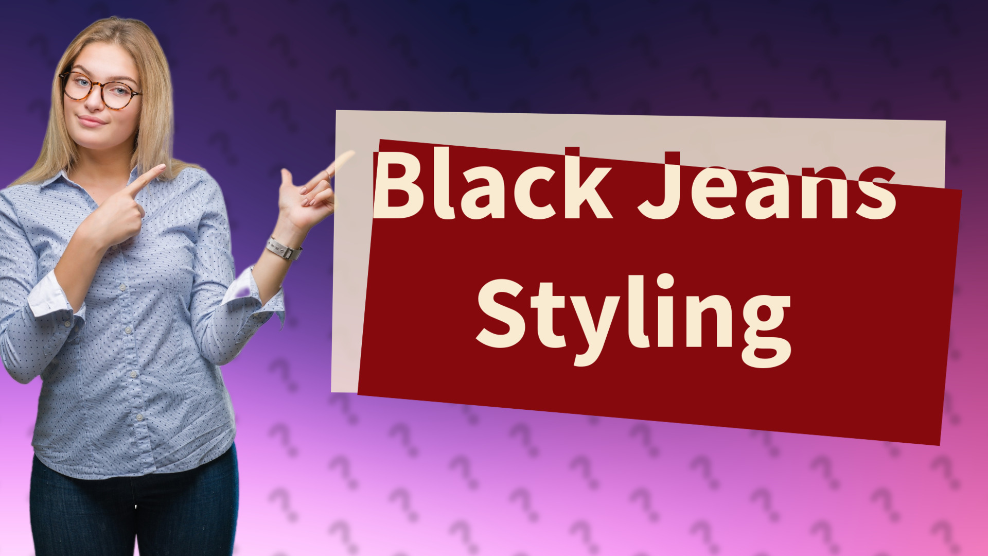 Black Jeans Styling