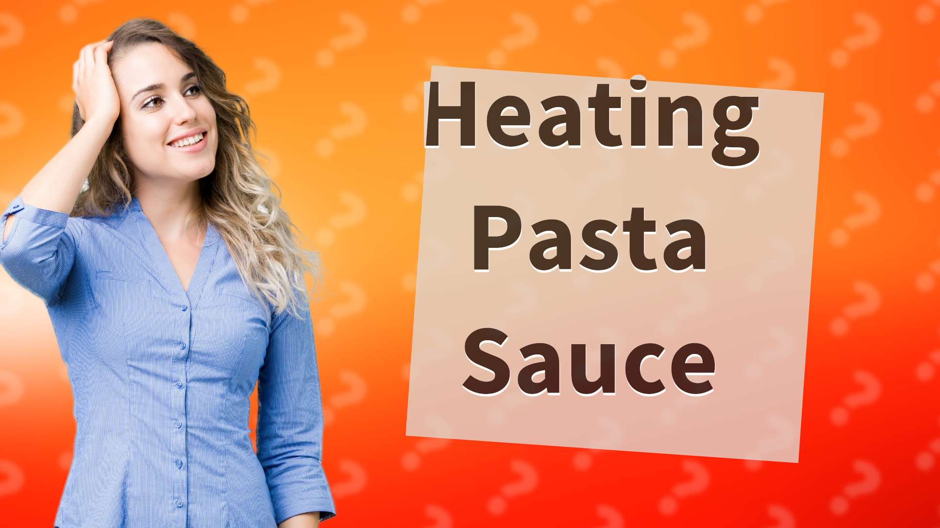 Heating Pasta Sauce