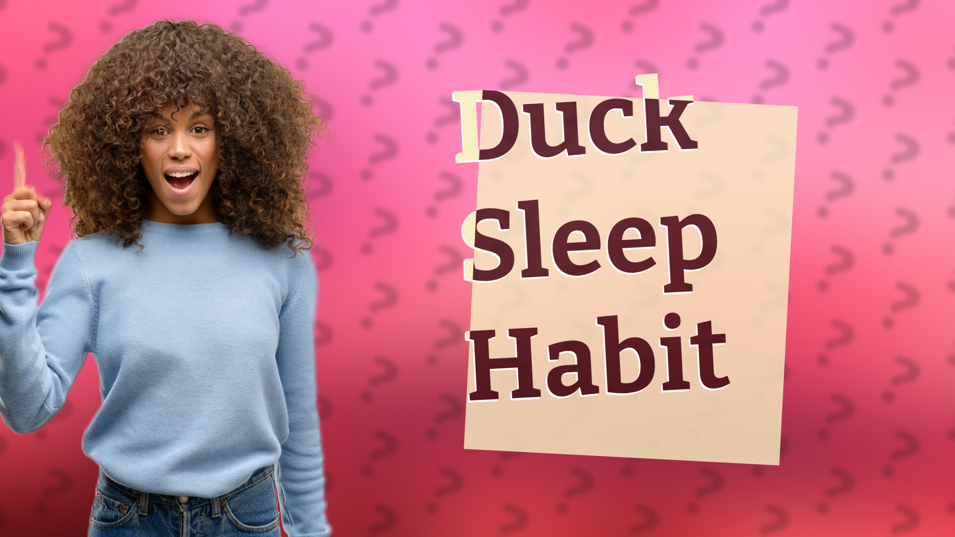 Duck Sleep Habit