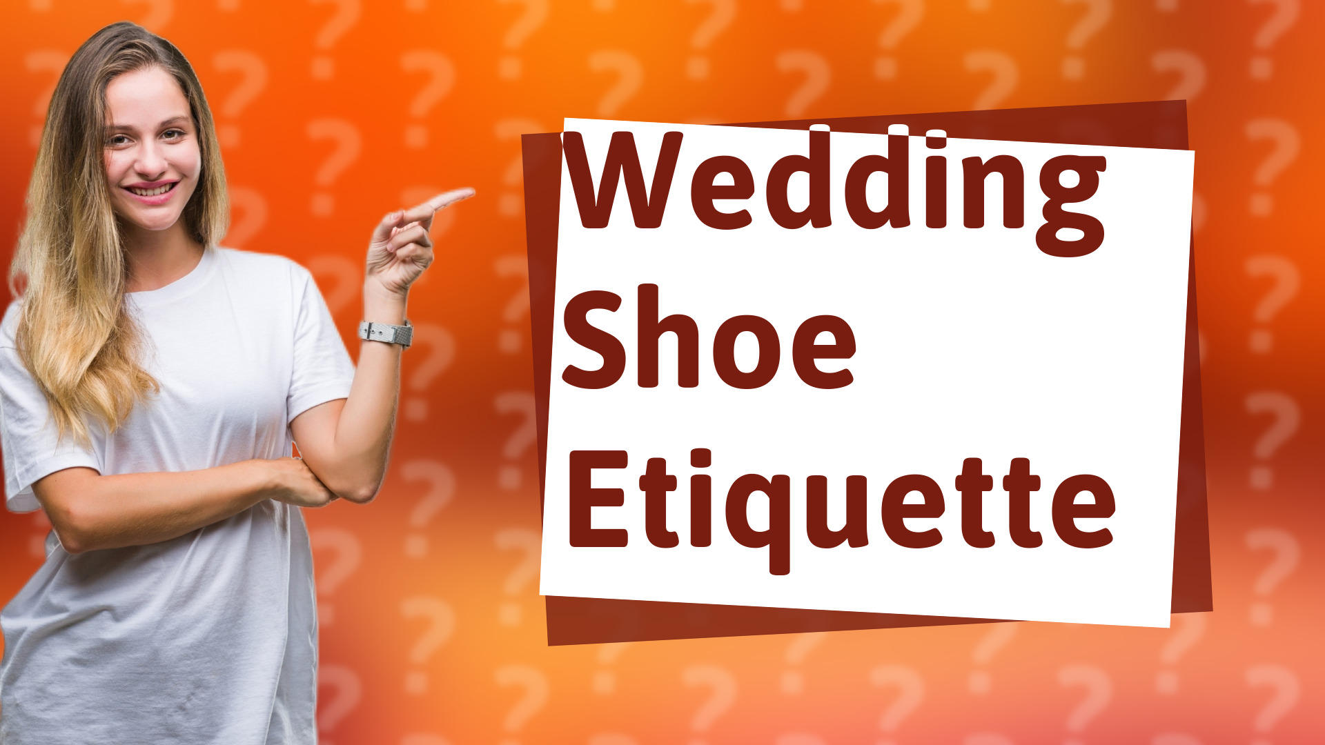 Wedding Shoe Etiquette