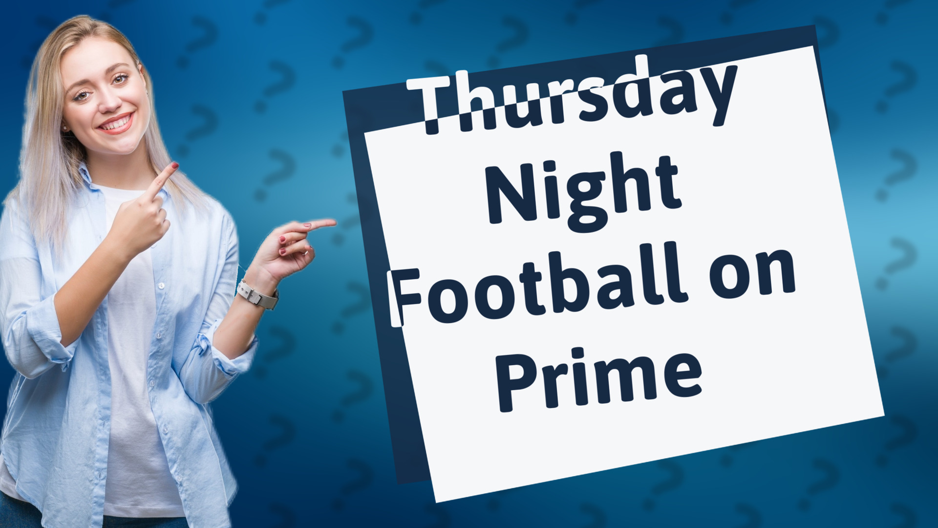 Thursday Night Football on Prime