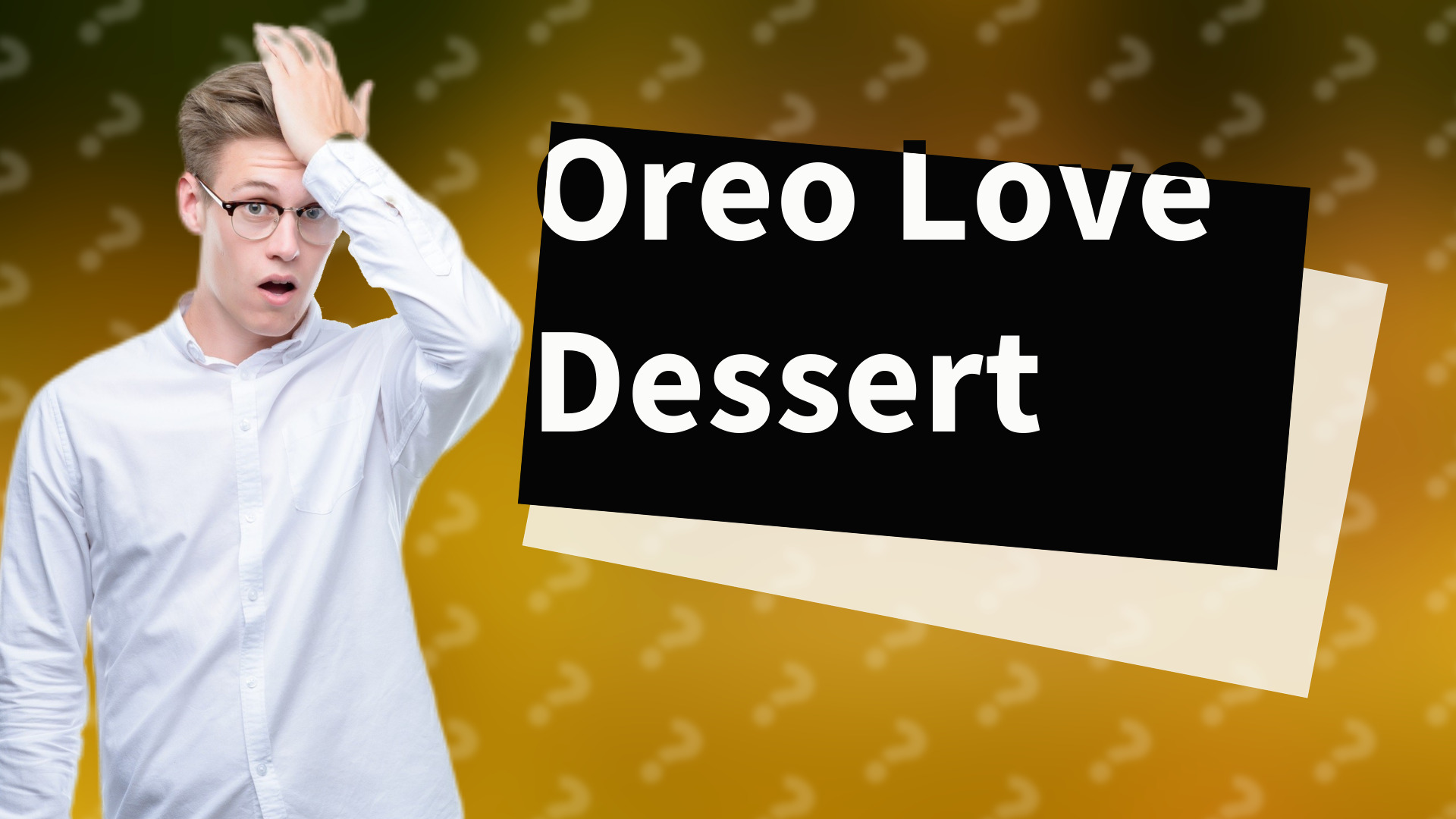 Oreo Love Dessert