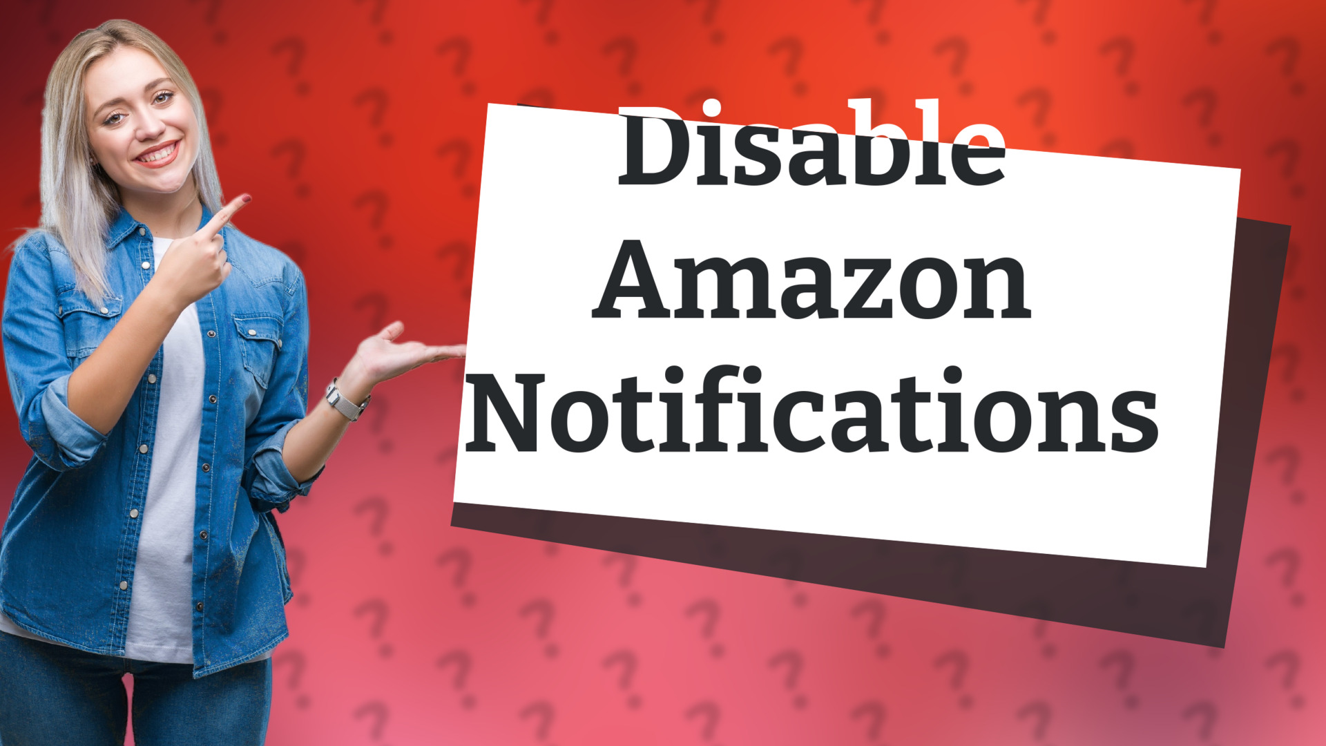 Disable Amazon Notifications