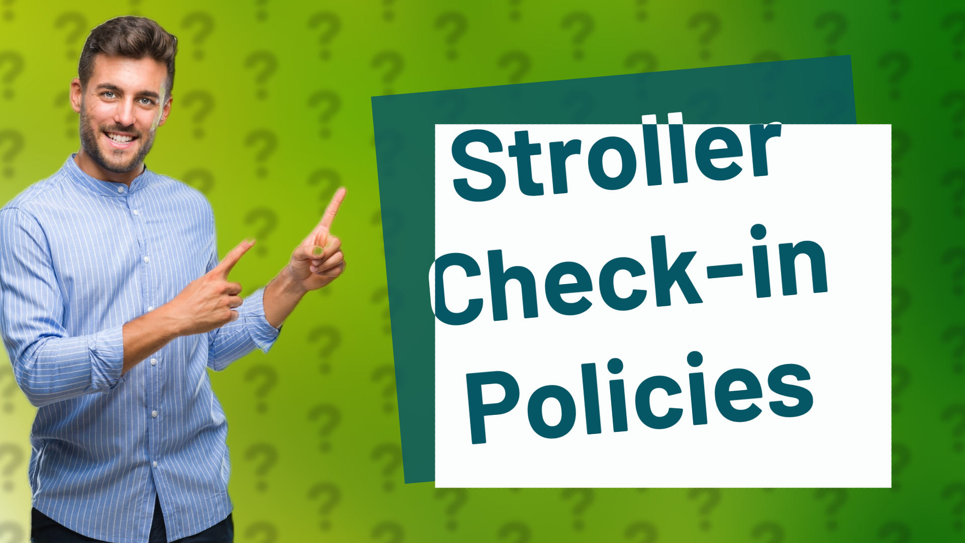 Stroller Check-in Policies