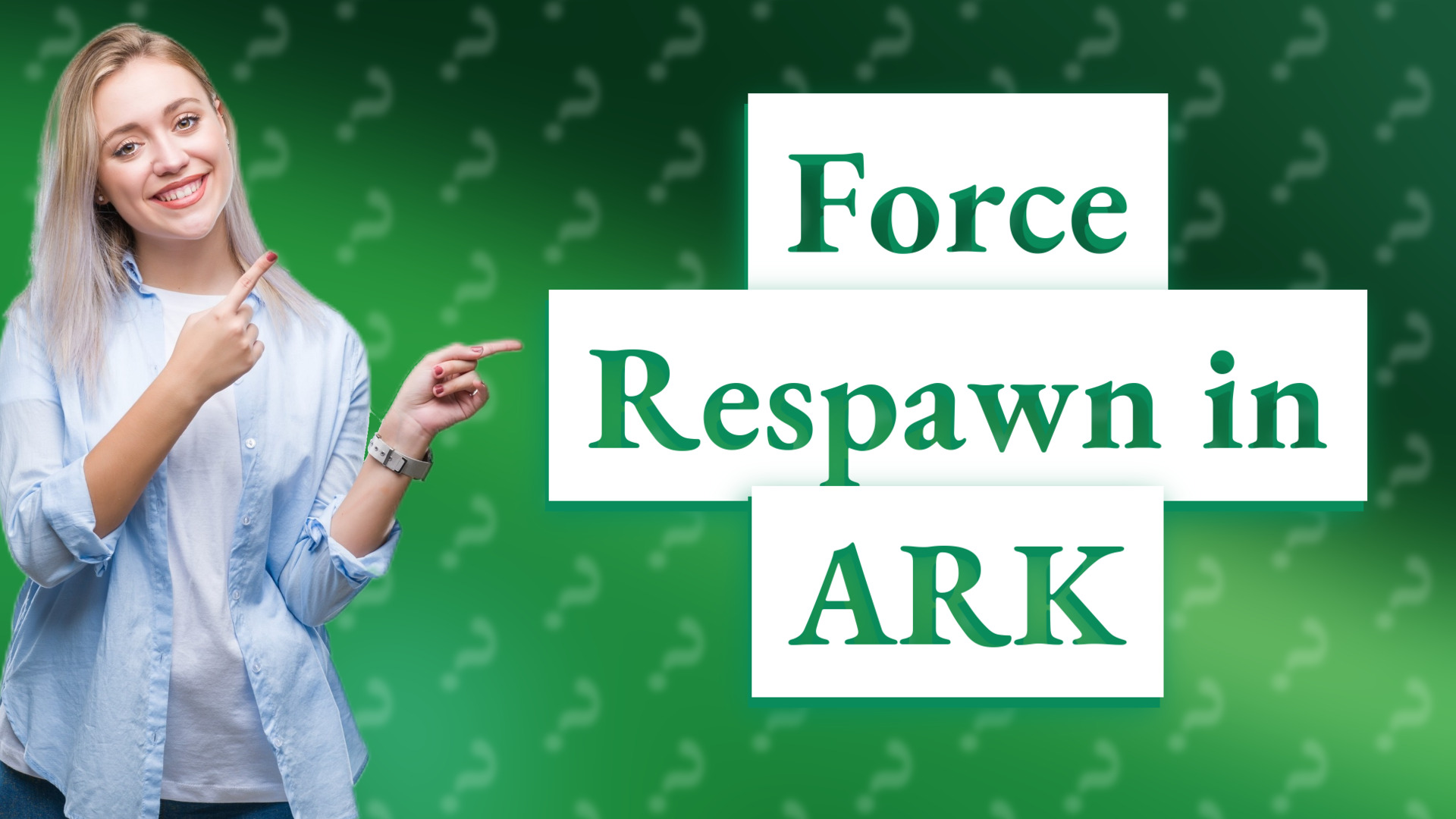 Force Respawn in ARK