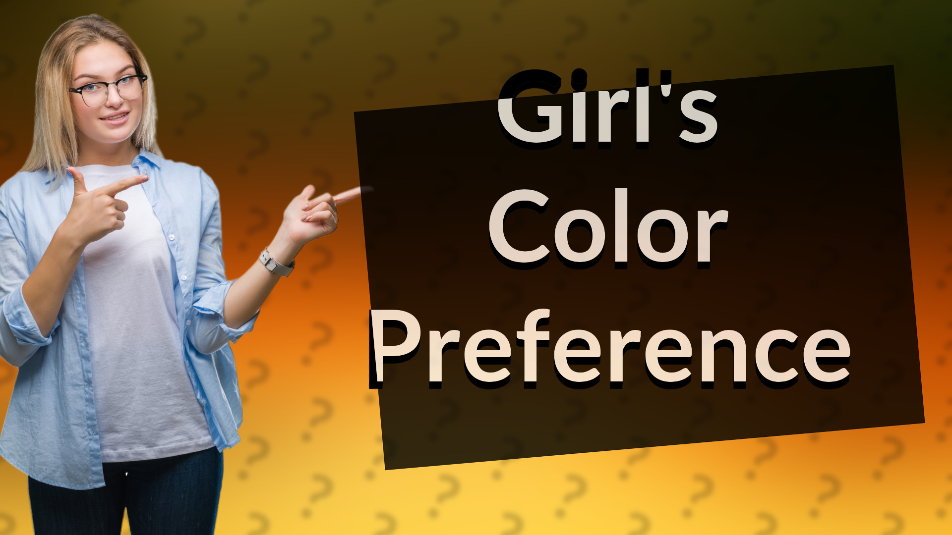 Girl's Color Preference