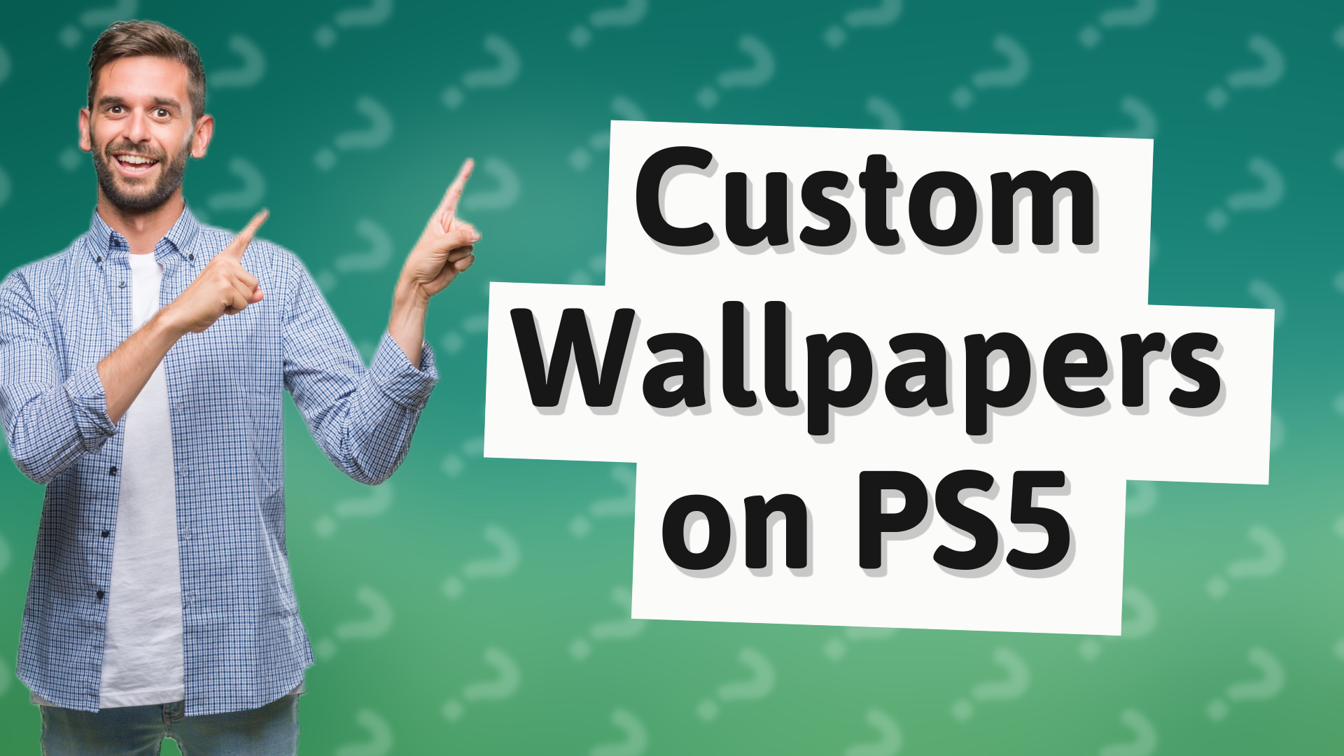 Custom Wallpapers on PS5